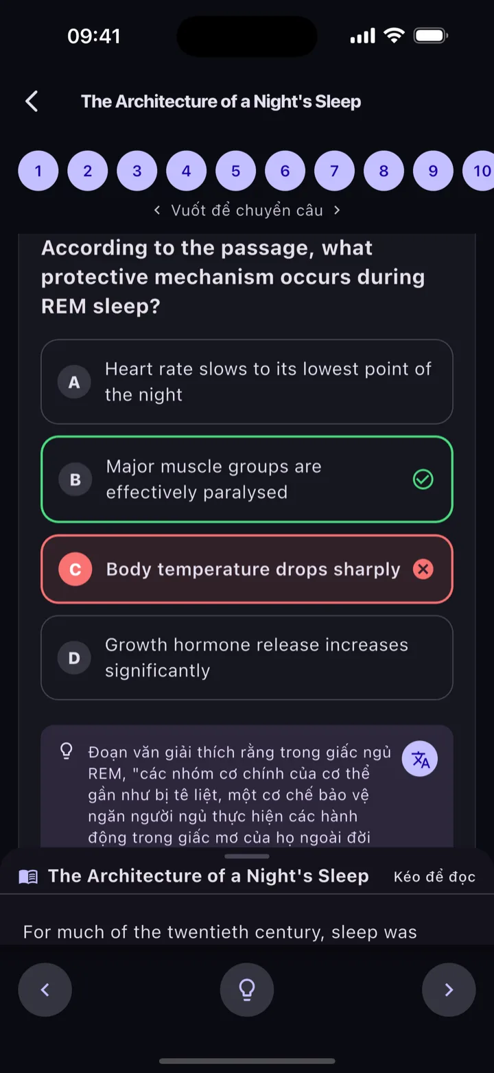 Luyện Thi VSTEP app screenshot